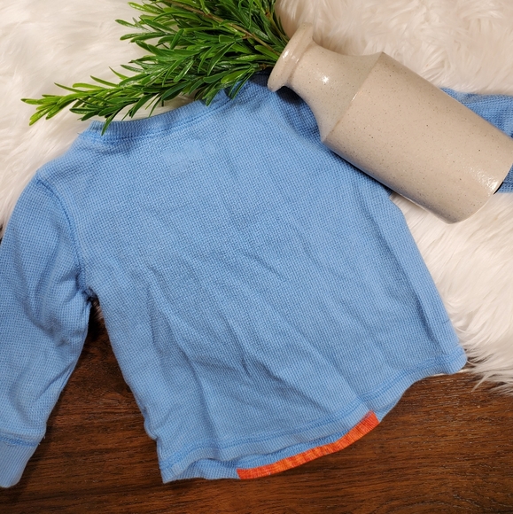 🌿5/$25 Jumping Beans Blue Tiger Shirt | 18m - Picture 3 of 5